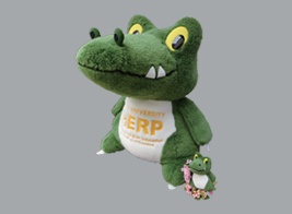 Osaka University official mascot Dr. crocodile
