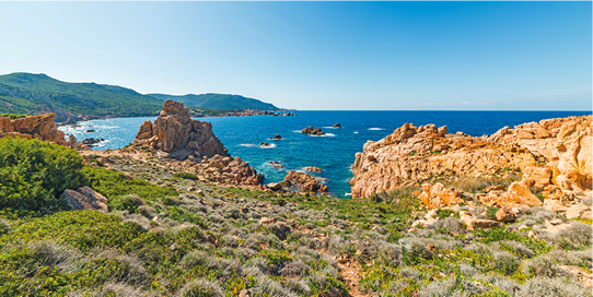 Landscape of Sardinia island